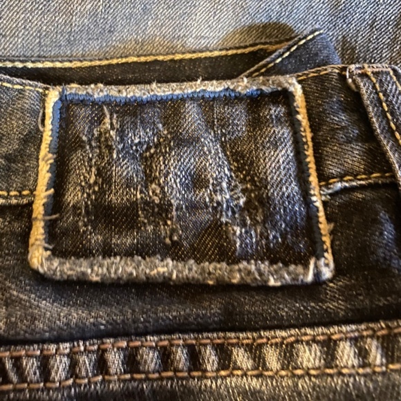 Lot of 2 Menβs Helix Jeans 32/30 Boot Distressed Denim - Picture 4 of 11